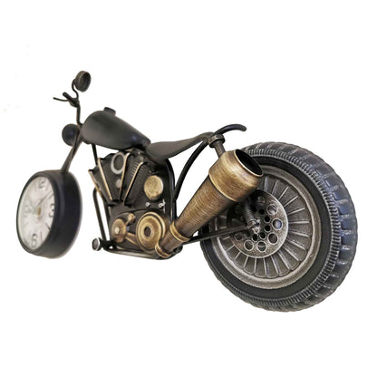 Vintage motorbike wall clock