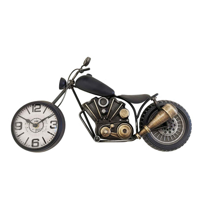 Vintage motorbike wall clock