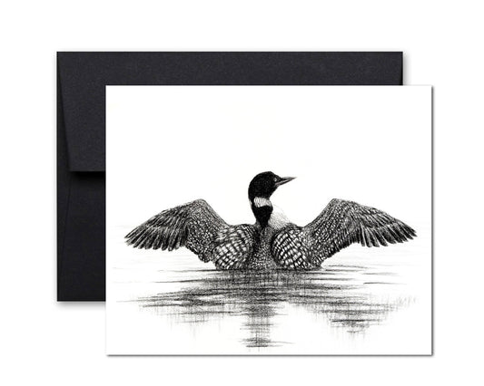 Canadian Loon Greeting Card