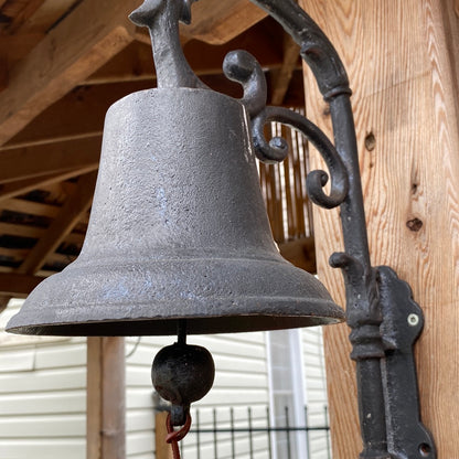 Cast Iron Bell with Bracket