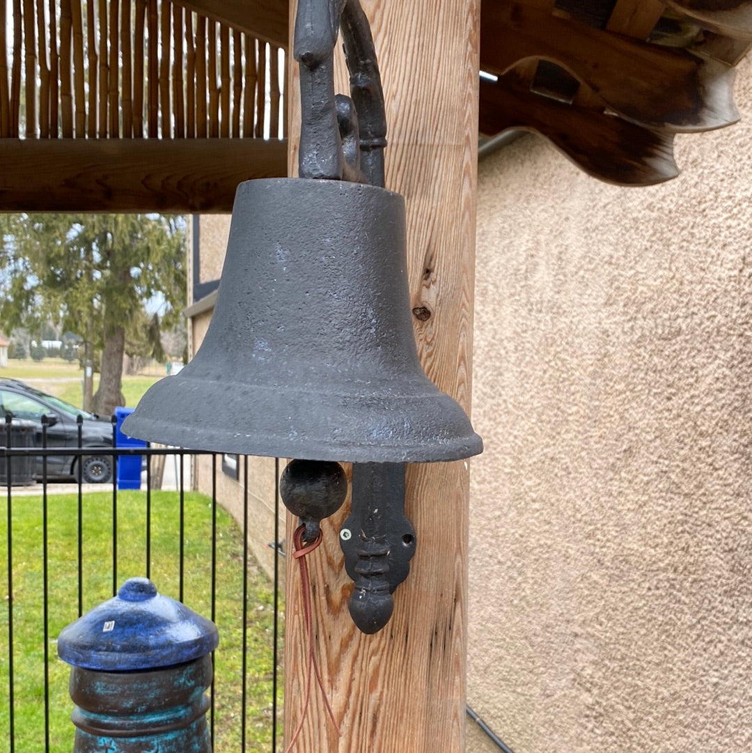 Cast Iron Bell with Bracket